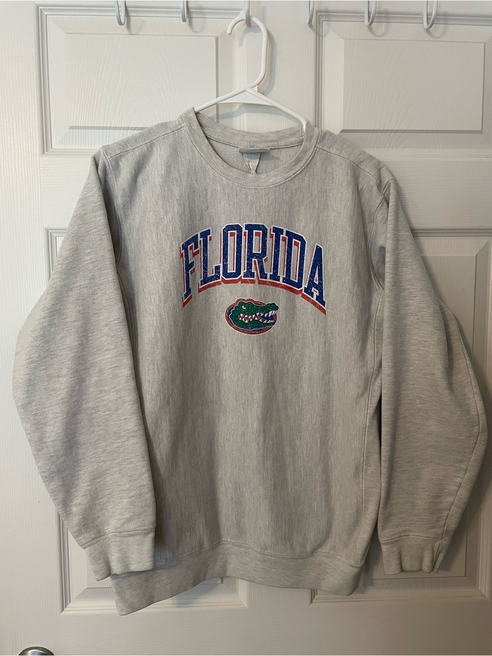 Youth vintage XL (14-16) champion Florida Gators Gray Crewneck Sweatshirt